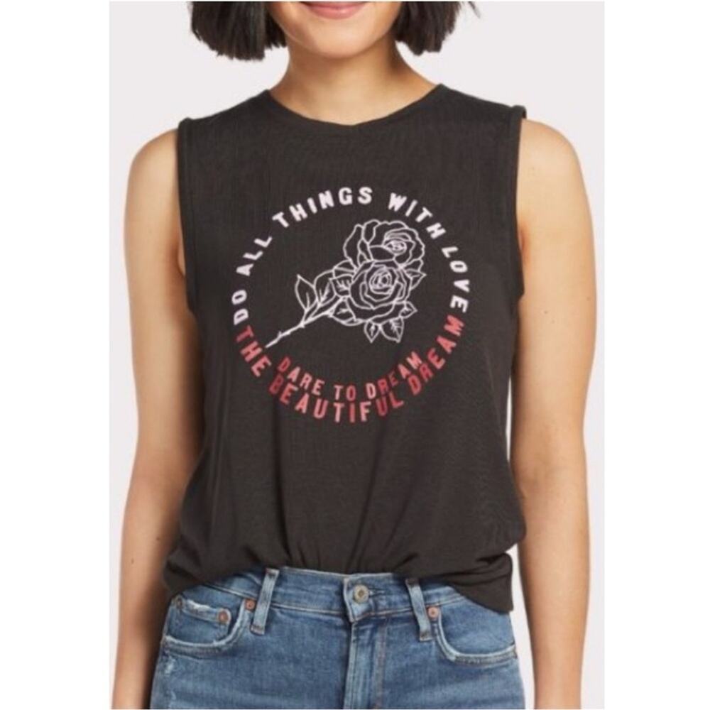 Spiritual Gangster Do All Things Rose Tank